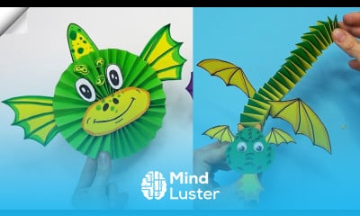 15 DIY 3D paper DRAGON Moving paper toys
