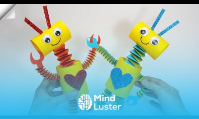 Paper robot Moving paper TOYS Easy paper crafts