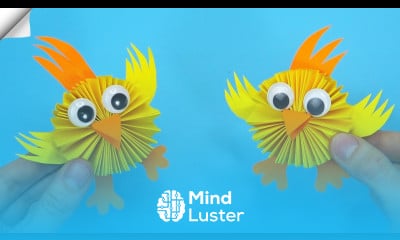 Easter paper Crafts How to Make a Paper Chicken Easy paper crafts