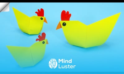 How to Make a Paper Chicken Easy paper crafts