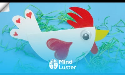 Easy way paper chickens for easter Easy paper crafts