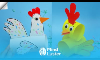 Easy and fun 4 ways paper chickens for easter Easy paper crafts