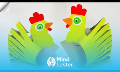 Cute chicken Easter paper Crafts Easy paper crafts