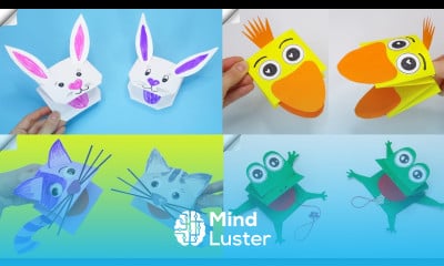 4 Easy Paper Puppets Easy paper crafts