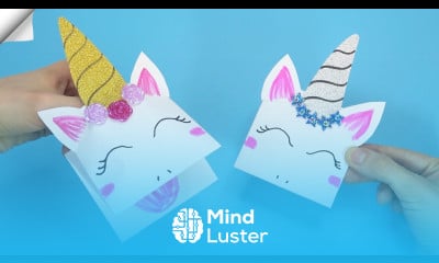 How to Make a Paper Unicorn Hand Puppet Easy paper crafts