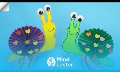 Valentine s day easy crafts Snails lovers Easy paper crafts