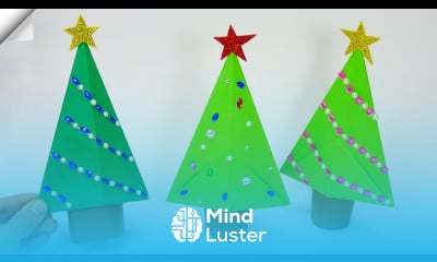 Christmas paper crafts 2023 Christmas tree easy