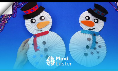 DIY paper crafts Paper toys christmas craft snowman