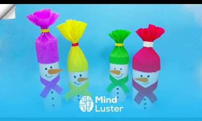 Easy Paper snowman Christmas paper crafts 2023