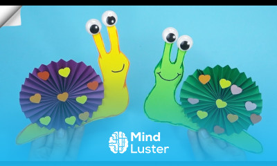 Valentine s day easy crafts Snails lovers Easy paper crafts