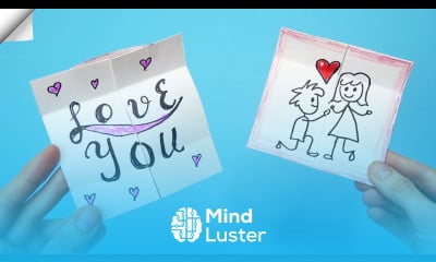 Endless card Valentine s day easy crafts Easy paper crafts