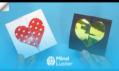 Easy paper crafts Endless card Valentine s day easy crafts