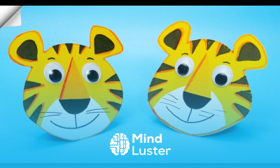 Symbol 2022 paper TIGER Moving christmas toys Moving paper toys