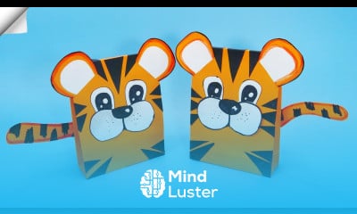 Symbol 2022 tiger Gift bag tiger Christmas paper crafts