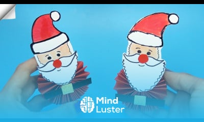 How to make paper santa claus Christmas paper crafts 2022