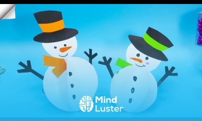 Moving christmas toys How to make paper snowman Christmas crafts 2022