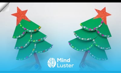 DIY christmas tree Christmas paper crafts 2024 Christmas tree easy
