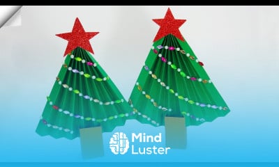 DIY christmas tree Christmas paper crafts 2022 Christmas tree easy