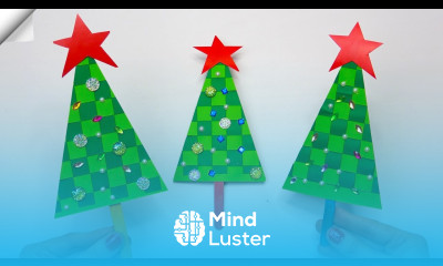DIY christmas tree Christmas paper crafts 2022 Christmas tree easy