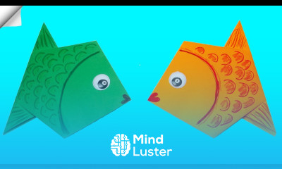 Origami FISH easy How to make paper FISH