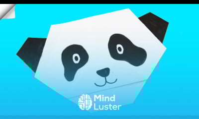 Origami paper panda How to make paper toy