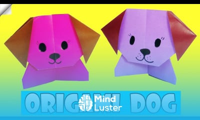 Origami DOG easy DIY paper crafts DIY fidget paper toys