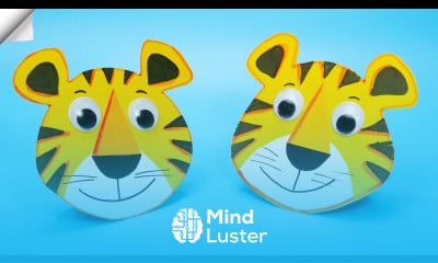 Symbol 2022 paper TIGER Moving christmas toys Moving paper toys