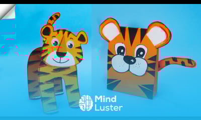 10 DIY ideas easy paper crafts Symbol 2022 paper tiger How to make paper TIGER