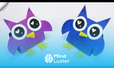 DIY Moving Paper OWL Easy Paper Crafts