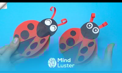 Paper Ladybug Moving paper toys Paper crafts
