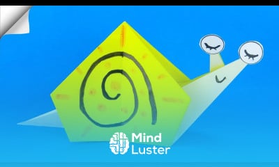 DIY paper toys ORIGAMI SNAIL