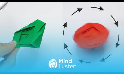 Paper toys Spinning top from paper Paper toy antistress diy fidget toys