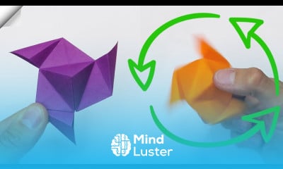 Endless rotation Moving paper toys Antistress TOY paper