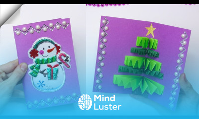 DIY christmas cards How to make christmas card Christmas card ideas