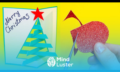 4 DIY christmas cards How to make cards 5 minute crafts christmas