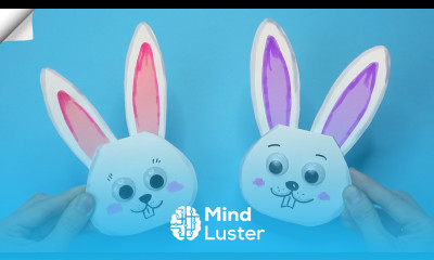 Greeting card cute rabbit Paper crafts christmas 2023