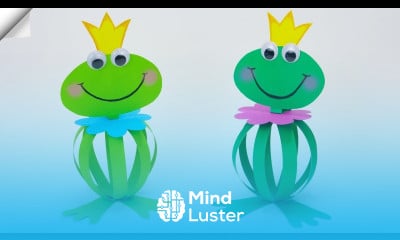 Funny frogs Moving paper TOYS Easy paper crafts