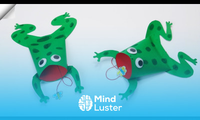 Crazy paper Frog Moving paper TOYS Easy paper crafts