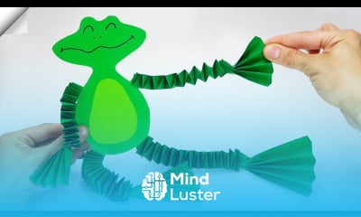 Crazy paper Frog Moving paper TOYS