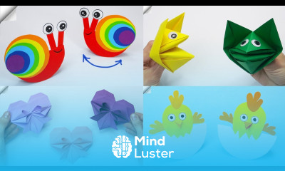 6 DIY paper crafts Moving paper TOYS Easy paper crafts