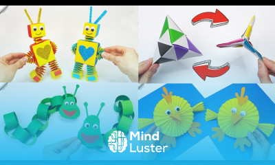 6 DIY paper crafts Moving paper TOYS Easy paper crafts