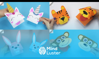 How to Make Paper Puppets 4 Easy Paper Puppets Easy paper crafts