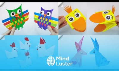 6 Moving paper toys Easy paper crafts