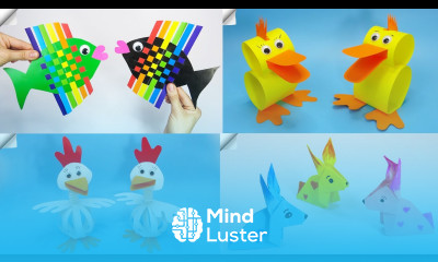 6 Moving paper toys Easy paper crafts