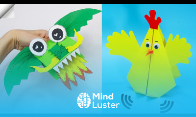 6 Moving paper toys Easy paper crafts