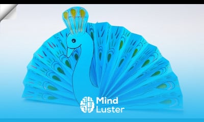 Paper toy Peacock DIY paper crafts