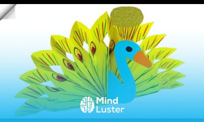 Paper toy Peacock How to make paper toys easy