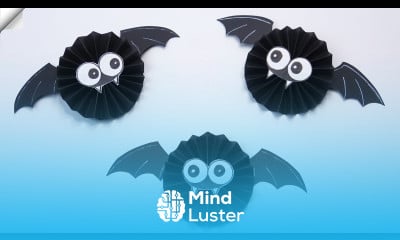 Halloween crafts PAPER BAT