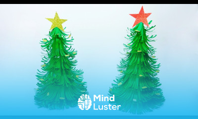 DIY christmas How to make paper christmas tree Easy paper crafts