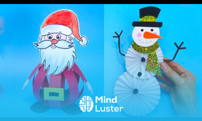 5 DIY christmas Easy paper crafts 5 minute crafts christmas